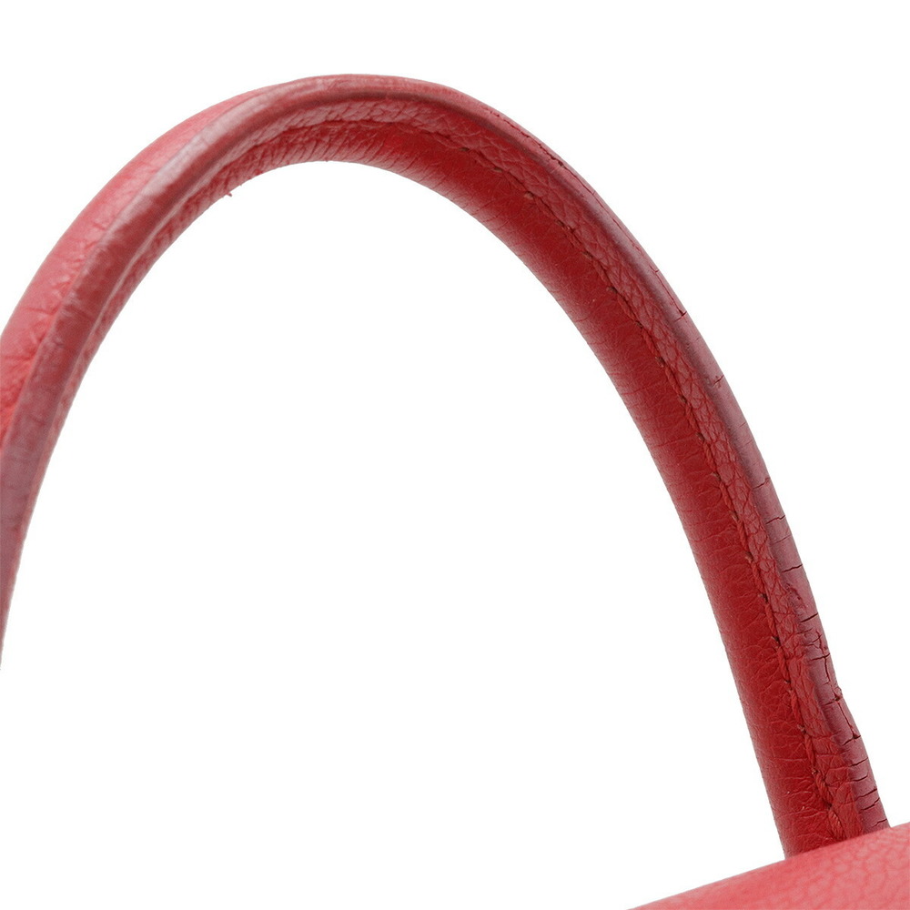 Louis Vuitton Taurillon Ruby Leather Backpack Loc… - image 5